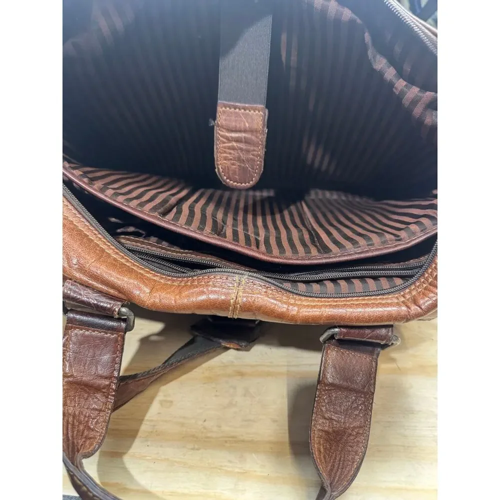 Vintage Jack George's leather messenger bag
